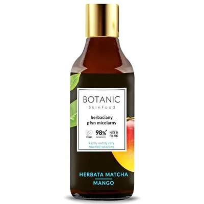 Botanic Skin Food Herbaciany płyn micelarny `Herbata matcha i mango`