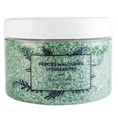 Saint Malo Malouins Foaming Sea Crystals (Morska sól do kąpieli z drobinkami złota)