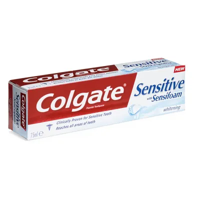 Colgate Sensitive with Sensifoam, Pasta do zębów Whitening