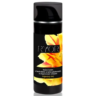 Ryor Argan Oil Face Cream (Krem do twarzy na noc z jedwabiem i beta-glukanem)