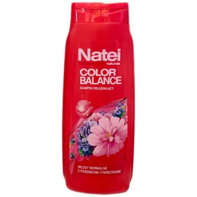 Natei Naturals, Color Balance, Szampon pielęgnujący