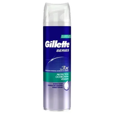 Gillette Series, Protection 3 x Action Shaving Foam (Pianka do golenia)