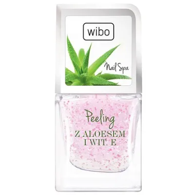 Wibo Nail Spa, Peeling z aloesem i wit. E