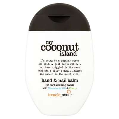 Treaclemoon My Coconut Island, Hand & Nagelbalm (Krem do rąk i paznokci z olejkiem makadamia)