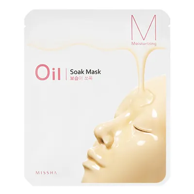 Missha Oil-Soak, Moisturizing Mask (Nawilżająca maseczka w płachcie)