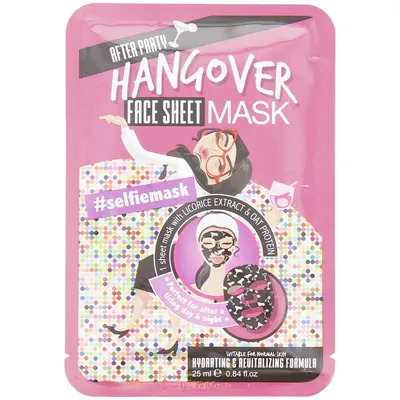 Maxbrands Afterparty Hangover Selfie Sheet Mask (Maska do twarzy w płachcie)