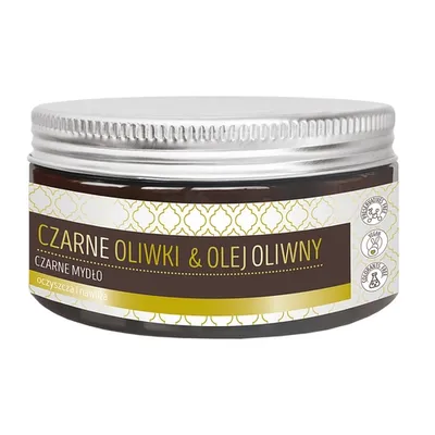 Botame Face,  Czarne mydło `Czarne oliwki & olej oliwny`