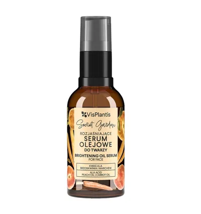 Vis Plantis Secret Garden, Rozjaśniające serum olejowe do twarzy