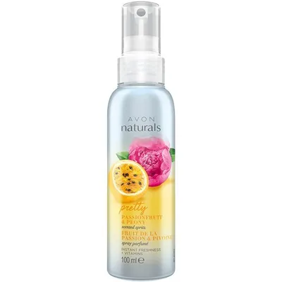 Avon Naturals, Passionfruit & Peony, Scented Spritz (Mgiełka zapachowa do ciała `Marakuja i peonia`)