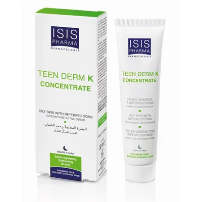 IsisPharma Teen Derm K Concentrate (Serum keratoregulujące dla skóry tłustej i trądzikowej)