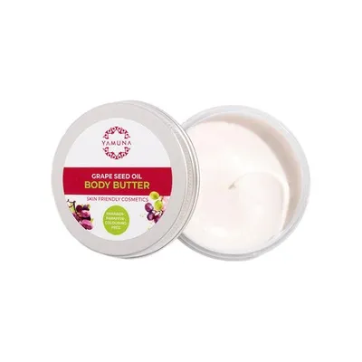 Yamuna Grappe Seed Oil Body Butter (Olej z winogron, Masło do ciała)