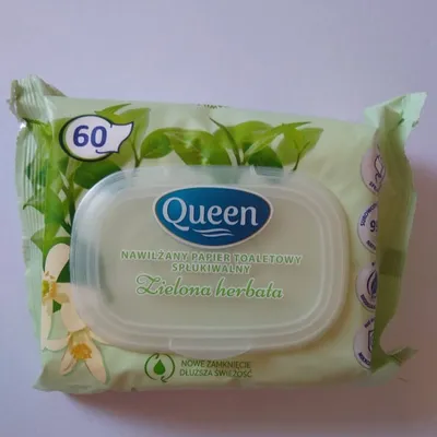 Queen Nawilżany papier toaletowy spłukiwalny