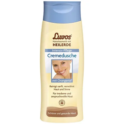 Luvos Heilerde Cremedusche mit Orangenöl (Odżywczy krem pod prysznic z olejkiem pomarańczowym)