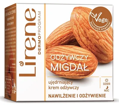 Lirene Dermoprogram Odżywczy migdał, Ujędrniający krem odżywczy