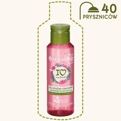 Yves Rocher Les Plaisirs Nature, Gel Douche Concentre Relaxed Fleur de Lotus & Sauge (Skoncentrowany żel pod prysznic `Kwiat lotosu i szałwia`)