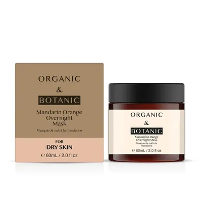 Organic & Botanic Mandarin Orange, Overnight Mask (Nocka maseczka do suchej skóry twarzy)