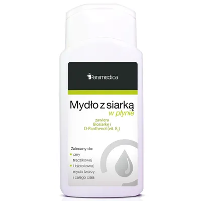 Paramedica Mydło w płynie z siarką