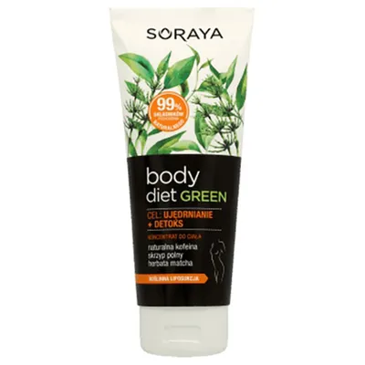 Soraya Body Diet Green, Koncentrat do ciała `Naturalna kofeina, skrzyp polny, herbata Matcha`