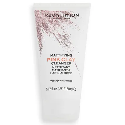 Revolution Skincare Mattifying Pink Clay Mud-to-Foam (Pianka oczyszczająco-matująca)
