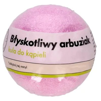Manufaktura Piękna Kula do kąpieli `Błyskotliwy arbuziak`
