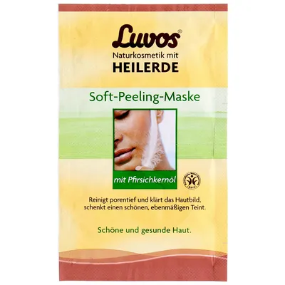 Luvos Heilerde Soft - Peeling Maske (Maseczka łagodnie peelingująca z olejkiem z pestek brzoskwini)