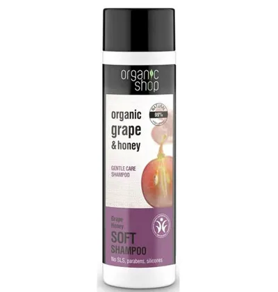 Organic Shop Grape & Honey, Soft Shampoo (Szampon do włosów ‘Winogronowy miód’)