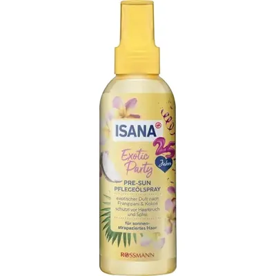 Isana Exotic Party,  Pre-Sun Pflegeölspray (Olejek do włosów)