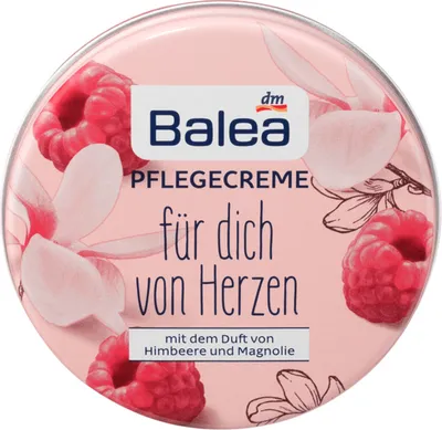 Balea Fur Dich von Herzen, Pflegecreme (Krem do pielęgnacji ciała i twarzy o zapachu magnoli)