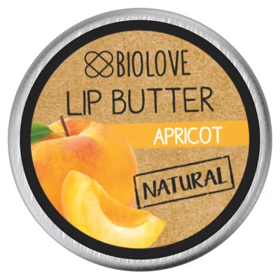 Biolove Apricot, Lip Butter (Masełko do ust `Morela`)