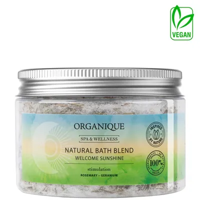 Organique Natural Bath Blend Welcome Sunshine (Mieszanka kąpielowa `Powitanie słońca`)