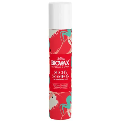 L'biotica Biovax Opuntia Oil & Mango, Suchy Szampon