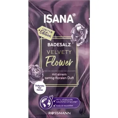 Isana Velvety Flower, Sól do kąpieli