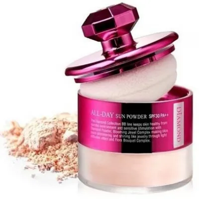 SKIN79 Diamond, All - Day Sun Powder SPF30 PA++ (Transparenty puder sypki)
