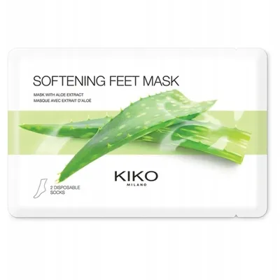 Kiko Milano Softening Feet Mask (Materiałowe maski na stopy z wyciągiem z aloesu)