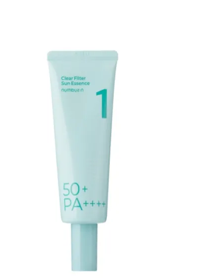 Numbuzin No.1 Clear Filter Sun Essence SPF50+PA++++ (Organiczny filt przeciwsłoneczny SPF50+)