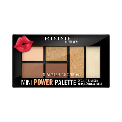 Rimmel Mini Power Palette Eye Lip & Cheek Sassy (Wielofuncyjna paletka do makijażu)