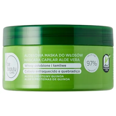 bebeauty Aloesowa maska do włosów osłabionych i łamliwych `Aloes i proteiny quinoa`