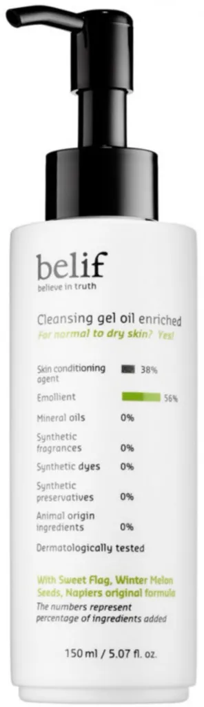 Belif Cleansing Oil Enriched (Żelowy olejek oczyszczający)