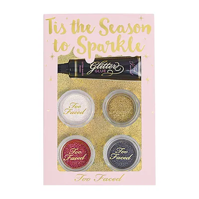 Too Faced Tis The Season To Sparkle (Zestaw 4 brokatów i bazy do makijażu oka)