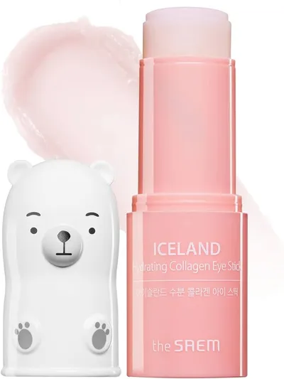 The Saem Iceland, Hydrating Collagen Eye Stick (Nawilżający sztyft pod oczy)