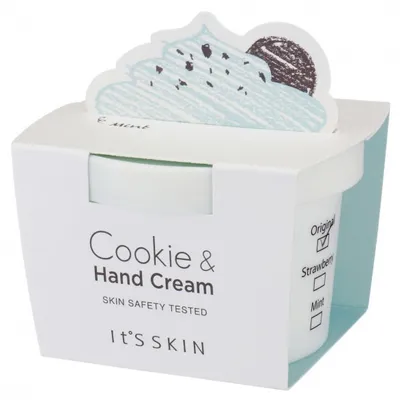 It's Skin Cookie & Hand Cream Mint (Nawilżająco-odżywczy krem do rąk o zapachu maślanych ciasteczek z nutą miętową.)