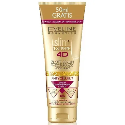 Eveline Cosmetics Slim Extreme 4D, Złote serum wyszczuplająco - modelujące