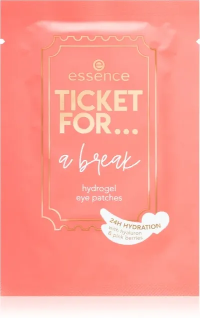 Essence Ticket For... a Break Hydrogel Eye Patches (Relaksująca maseczka hydrożelowa do oczu)