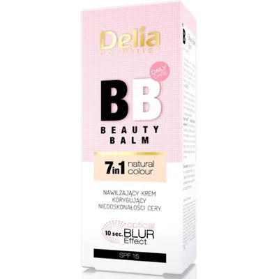 Delia Beauty Balm 7 in 1 Natural Colour (Nawilżający krem BB korygujący niedoskonałości)