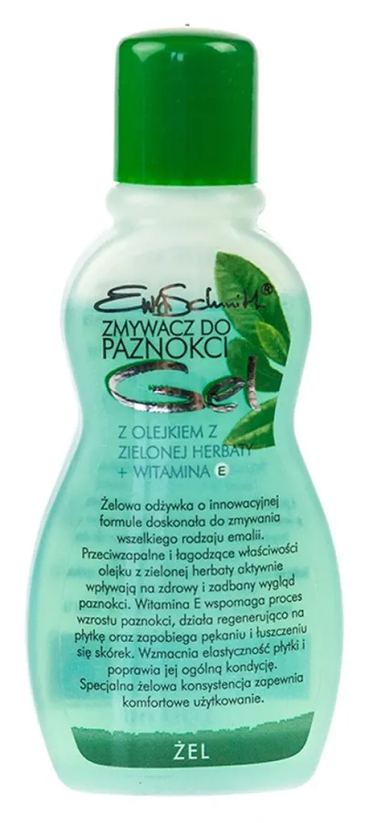 Ewa Schmitt Zmywacz do paznokci - gel z olejkiem z zielonej herbaty i witaminą E