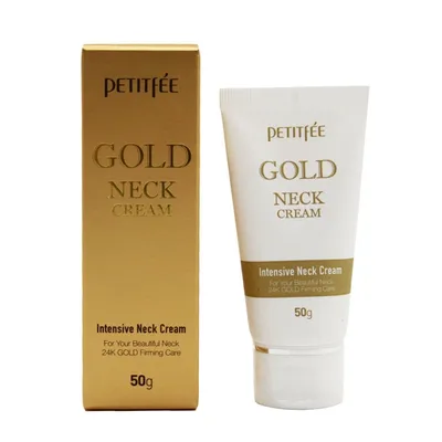 Petitfee Gold Neck Cream (Krem ze złotem na szyję i dekolt)