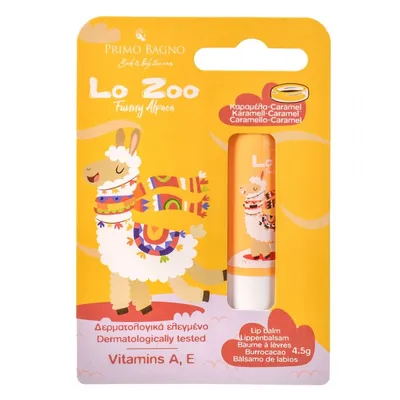 Primo Bagno Loo Zoo Funny Alpaca Caramel Lip Balm (Balsam do ust Karmel)