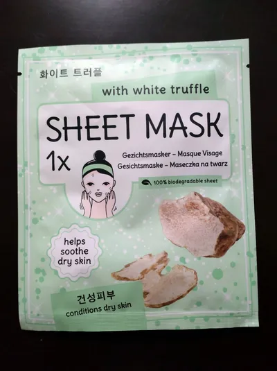 Action Sheet Mask with White Truffle (Maseczka na twarz `Biała trufla`)