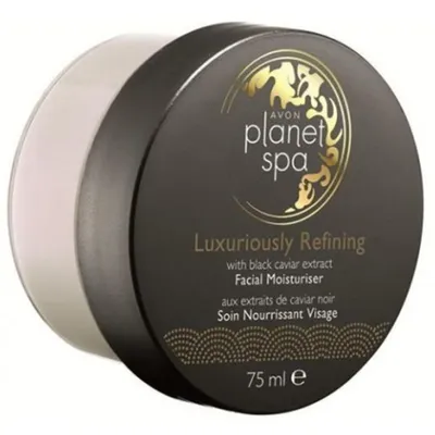 Avon Planet Spa, Luxuriously Refining Facial Moisturiser (Rewitalizująco-regenerujący krem do twarzy na noc z czarnym kawiorem)