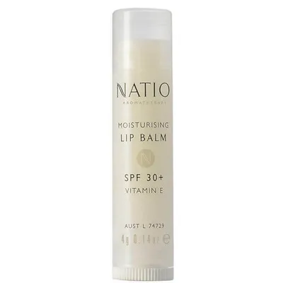 Natio Moisturising Lip Balm SPF 30+ (Odżywczy balsam do ust)